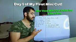 Starting My First Ever Mini Cut – The Raw Truth! | How to Find Your Calories and Macros | Episode 1
