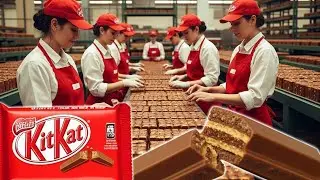 Inside the Nestl&eacute; KitKat Plant: From Raw Ingredients to Chocolate Bars (Full Process)