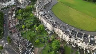 Royal Crescent Bath #stockfootage  