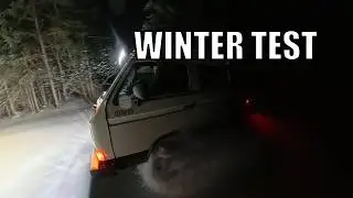 Deep Snow & Vanagon Upgrades | A Night in the Snowstorm