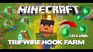 MINECRAFT NEW 1.21.4 TRIPWIRE HOOK FARM PRODUCES ( 141 + TRIPWIRE PER MINUTE ) #tutorial