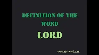 Definition of the word 