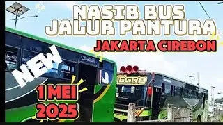 Nasib bus Cirebonan Pantura dari Jakarta  1 Mei tiga bus sahabat  1eargabaru teamer di Cikopo