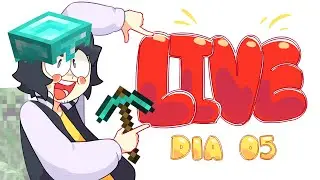 🔴DIA 05: Zerando Minecraft com beus abigos (parte 1)