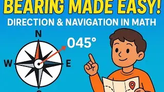 Bearing in Mathematics | Easy Explanation with Examples #maths #viral #fyp 