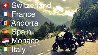 Motorcycle touring from Switzerland to Spain | Best biking roads in Europe | #Trip2Catalunya