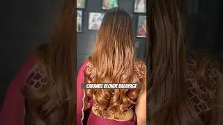 Caramel Blonde Balayage | Hair Transformation #haircolor #blondebalayage #caramelbalayage #hairlook
