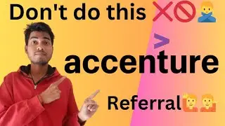 Accenture referral process | Do&rsquo;s and Don&rsquo;ts #jobs #interview #accenture #freshers #jobsearch