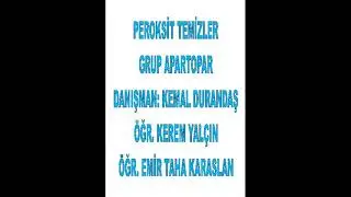 PEROKSİT TEMİZLER