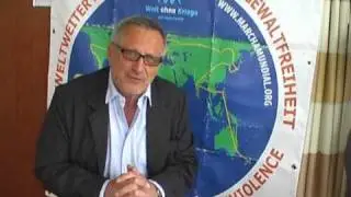 Konstantin Wecker unterst&uuml;tzt den Weltweiten Marsch f&uuml;r Frieden und Gewaltfreiheit