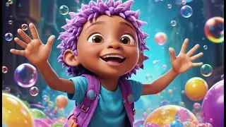 Bubble Monster Stomps Around! | Fun Nursery Rhyme for Kids | Sing-Along Song  bubble monster