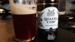 (4K) Hillside Brewery Legless Cow Best Bitter | Craft Beer Review