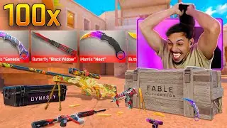 OPEN CASE DE 100x CAIXAS NO STANDOFF 2!! (ESSA CAIXA REALMENTE DROPA MAIS SKINS RARAS)