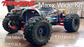 Traxxas Maxx Wide Kit Overview with Running Footage - Stability and More Control !