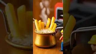 Miniature French Fries Factory 🍟👷&zwj;♂️