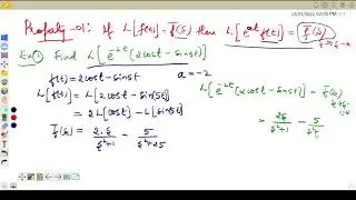 Laplace transform Property -1| 21MAT21|21MAT31|M3