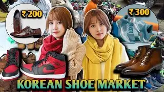 Korean Shoes Market in Delhi 🤯 | RK puram korean Market | Cheapest Shoe Market | Delhi Korean market