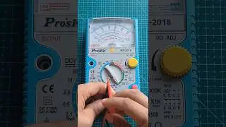 identify NPN transistor using analog multitester #tutorial
