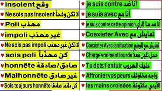 تعلم الفرنسية والتحدث بها بسرعة بشكل رائع للمبتدئين أكثر الجمل أهمّية الدرس 202 Speak French