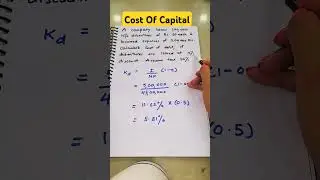 COST OF CAPITAL- COST OF DEBT #finance #debt #costofcapital #debentures #financialmanagement