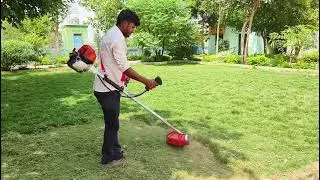 Spear brush cutter Lan Muvar #gardeningtools Amara prathamik school @chandannurserytilaura