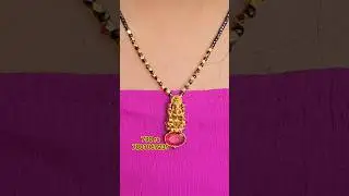 Gold Look OneX Beads Chain with Detachable Lakshmi Pendant ✨ Micro Gold Plated Jewelry | #shorts