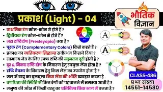 486. प्रकाश Primary, Secondary & Complementary Color | Physics Class in Hindi by Nitin Sir | STUDY91