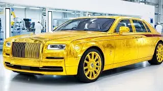 Solid Gold Rolls-Royce 'The Corgi' Edition: 7 Layers of Royal Scarlet