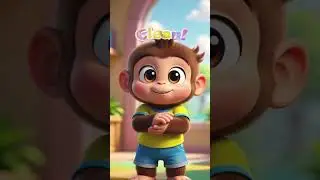 Wash Hands with Milo! 🫧🐒 #cocomelon #shorts