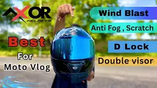 👉 &ldquo;Axor Solid Glossy Black | Best Helmet for Moto Vloggers 🏍️🎥 #motovlog #helmet #travel #axor 