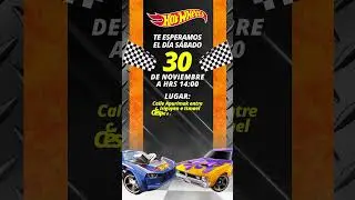Invitaci&oacute;n Carlos Mat&iacute;as Hot Wheels