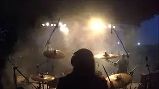 John Tagliabue drum cam - Intro, Human Chaos, Cruel Day (Malpaga 2017)