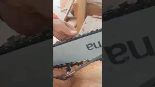como afilar cadena para aserrar tablas