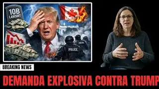 Trump se desmorona: demanda de $10B, aprobación en caída y caos con Canadá en 48h