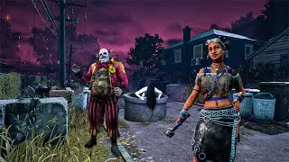 DBD | Survivor Gameplay Against Onryo & Clown (No Commentary)