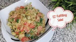 Vegan Fulfilling salad in 20 min- Diet special - Kids favorite