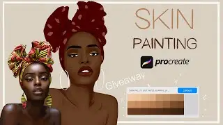 How i paint vector portrait skin / Vector portrait tutorial ♡︎