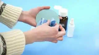 Wiping debris from film