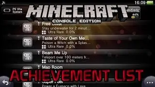 Minecraft Console TU48 Achievements List!