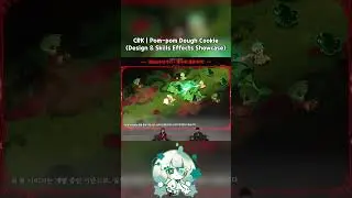 CRK | Печенье из теста с помпонами (демонстрация дизайна и мастерства) #crk #cookierun #cookierun...