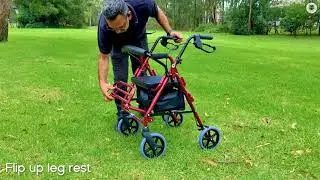 Super Compact Folding Rollator | Aluminium Walking Frame | Gilani Engineering