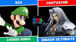 KMLocal 44: Losers Semis - K24 (Luigi) Vs. Lostvayne (Sephiroth) SSBU