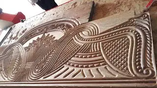 Fully Automated Paradise Wooden Bed Design || Teak Wood Design by cnc Router Machine