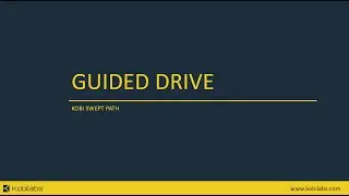 Kobi Swept Path - Guided drive (Civil 3D, AutoCAD, BricsCAD)