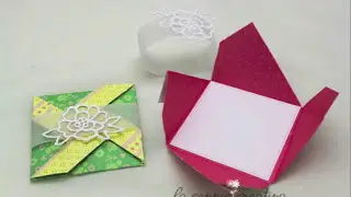Pinwheel Card with Envelope Punch Board-Card girandola Fai da te
