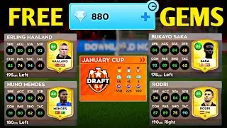 DLS 26 FREE GEMS! 🔥 | DREAM LEAGUE SOCCER 2026 DRAFT EVENT