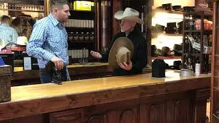 How to adjust the shape of your cowboy hat!