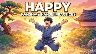 The Japanese Method to ACTUALLY Be More Happy | Kansha & Hansei