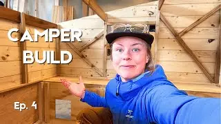 The camper has walls! | Ep. 4| Tongue & groove, life updates & BIG design changes