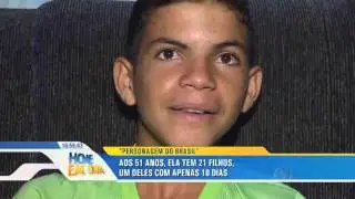 Personagens do Brasil: Renata Alves conhece uma mãe com 21 filhos